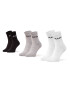 Reebok Комплект 3 чифта дълги чорапи мъжки Act Core Mid Crew Sock 3P GC8669 Бял - Pepit.bg