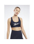 Reebok Спортен сутиен Lux Strappy Allover Print HS7770 Тъмносин - Pepit.bg