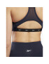 Reebok Спортен сутиен Lux Strappy Allover Print HS7770 Тъмносин - Pepit.bg