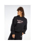 Reebok Суитшърт Archive Classics Big Logo Fleece HS4718 Черен Oversize - Pepit.bg