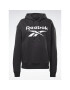 Reebok Суитшърт Identity Big Logo H54748 Черен Loose Fit - Pepit.bg