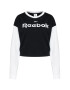 Reebok Суитшърт Linear Logo GI6926 Черен Oversize - Pepit.bg