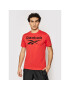 Reebok Тишърт Big Logo FP9148 Червен Slim Fit - Pepit.bg