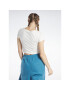 Reebok Тишърт Classics Cropped Jersey T-Shirt HS0362 Бял - Pepit.bg