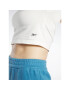 Reebok Тишърт Classics Cropped Jersey T-Shirt HS0362 Бял - Pepit.bg