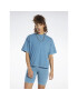 Reebok Тишърт Classics Natural Dye Boxy T-Shirt HT7857 Син - Pepit.bg