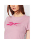 Reebok Тишърт Essentials Vector Graphic HK6982 Розов Regular Fit - Pepit.bg