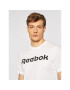 Reebok Тишърт Graphic Series Linear Logo FP9163 Бял Slim Fit - Pepit.bg