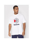 Reebok Тишърт HD4015 Бял Relaxed Fit - Pepit.bg