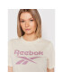 Reebok Тишърт Identity HI0540 Бежов Relaxed Fit - Pepit.bg