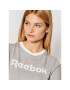 Reebok Тишърт Linear Logo GN5418 Сив Slim Fit - Pepit.bg