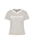 Reebok Тишърт Linear Logo GN5418 Сив Slim Fit - Pepit.bg