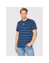 Reebok Тишърт Stripe HG3193 Син Regular Fit - Pepit.bg