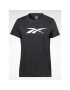 Reebok Тишърт Training Essentials Vector Graphic HT6187 Черен Regular Fit - Pepit.bg