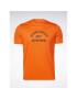 Reebok Тишърт Training Graphic IC7665 Оранжев Active Fit - Pepit.bg