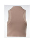 Reebok топ Classics Cotton Jersey Tank Top (Plus Size) HR5938 Кафяв - Pepit.bg