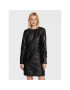 Remain Кожена рокля Hanna RM1824 Черен Regular Fit - Pepit.bg
