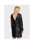 Remain Кожена рокля Hanna RM1824 Черен Regular Fit - Pepit.bg