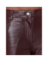 Remain Кожени панталони Leather Zipper RM2053 Бордо Straight Fit - Pepit.bg