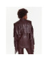 Remain Кожено яке Leather Fringed RM2051 Бордо Regular Fit - Pepit.bg