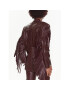 Remain Кожено яке Leather Fringed RM2051 Бордо Regular Fit - Pepit.bg