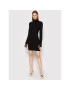 Remain Плетена рокля Lizea RM874 Черен Slim Fit - Pepit.bg