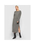 Remain Плетена рокля Nova RM728 Сив Loose Fit - Pepit.bg