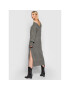 Remain Плетена рокля Nova RM728 Сив Loose Fit - Pepit.bg