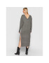 Remain Плетена рокля Nova RM728 Сив Loose Fit - Pepit.bg