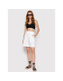 Remain Шорти от плат Camilja RM1450 Бял Regular Fit - Pepit.bg