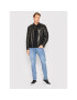 Replay Кожено яке M8246.000.84404 Черен Regular Fit - Pepit.bg