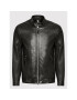 Replay Кожено яке M8246.000.84404 Черен Regular Fit - Pepit.bg