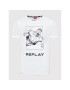 Replay Тишърт M6120C.000.22880 Бял Regular Fit - Pepit.bg