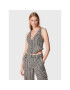 ROTATE Елек Sparkly Houndstooth RT1903 Бял Slim Fit - Pepit.bg