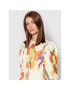 ROTATE Ежедневна рокля Doris RT1205 Бял Slim Fit - Pepit.bg