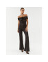 ROTATE Гащеризон Coated Jersey Jumpsuit 111023100 Черен Regular Fit - Pepit.bg