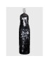 ROTATE Коктейлна рокля Big Sequins RT2247 Черен Slim Fit - Pepit.bg