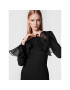 ROTATE Коктейлна рокля Heavy Jersey RT1870 Черен Regular Fit - Pepit.bg