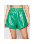 ROTATE Кожени шорти Belina Shorts RT1080 Зелен Regular Fit - Pepit.bg