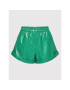 ROTATE Кожени шорти Belina Shorts RT1080 Зелен Regular Fit - Pepit.bg
