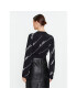 ROTATE Пуловер Sequin Logo 110113100 Черен Regular Fit - Pepit.bg
