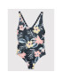 Roxy Бански костюм Flowers Addict ERGX103125 Черен - Pepit.bg