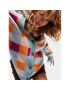 Roxy Кардиган Small Slow Chec Swtr ERJSW03578 Син Regular Fit - Pepit.bg
