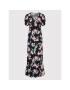 Roxy Лятна рокля Slow Down Time ERJWD03659 Черен Regular Fit - Pepit.bg