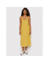 Roxy Лятна рокля Waiting Line ERJWD03610 Жълт Regular Fit - Pepit.bg