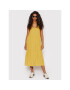 Roxy Лятна рокля Waiting Line ERJWD03610 Жълт Regular Fit - Pepit.bg