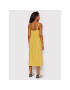 Roxy Лятна рокля Waiting Line ERJWD03610 Жълт Regular Fit - Pepit.bg