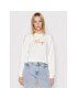 Roxy Суитшърт Break Away ERJFT04507 Бял Relaxed Fit - Pepit.bg