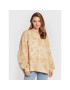 Roxy Суитшърт Bright Sunshine ARJFT04030 Бежов Oversize - Pepit.bg