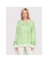Roxy Суитшърт Bright Sunshine ARJFT04031 Зелен Oversize - Pepit.bg